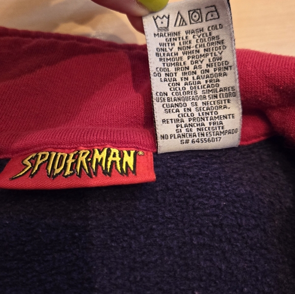 Vintage Y2K (2005) Marvel Spiderman sweatshirt track jacket - Picture 6 of 8